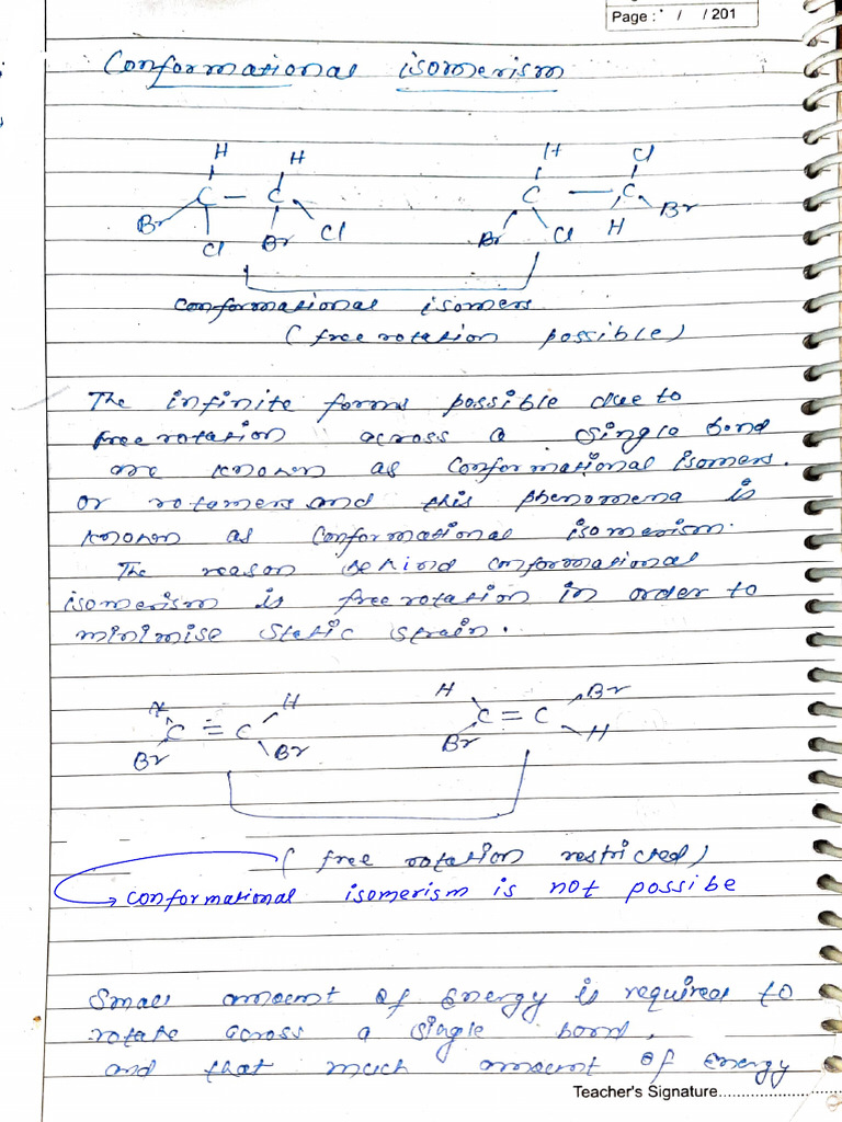 Confirmational Isomerism | PDF