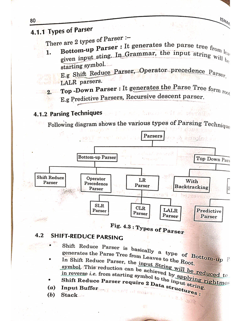 Shift Reduce Parsing | PDF