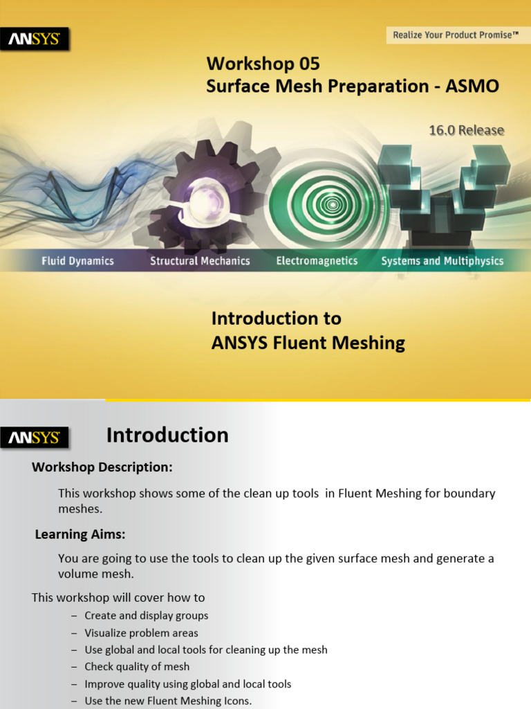 Fluent Meshing 16面网格划分教程 | PDF