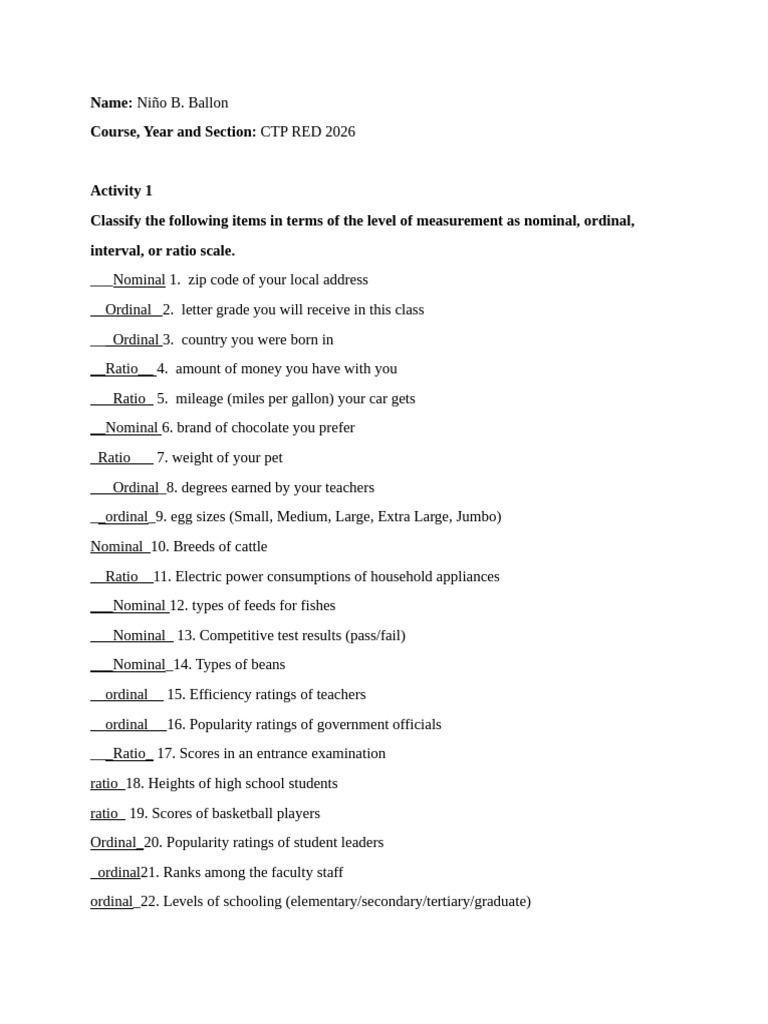 Activity 1. | PDF