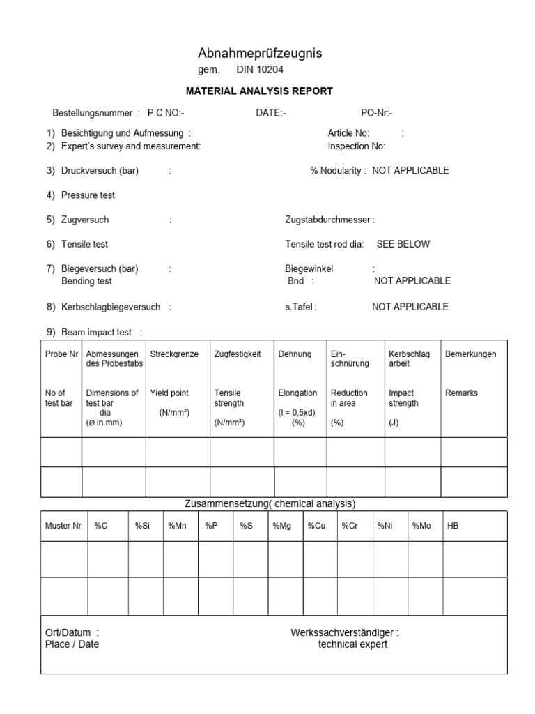 Material Testing Report | PDF