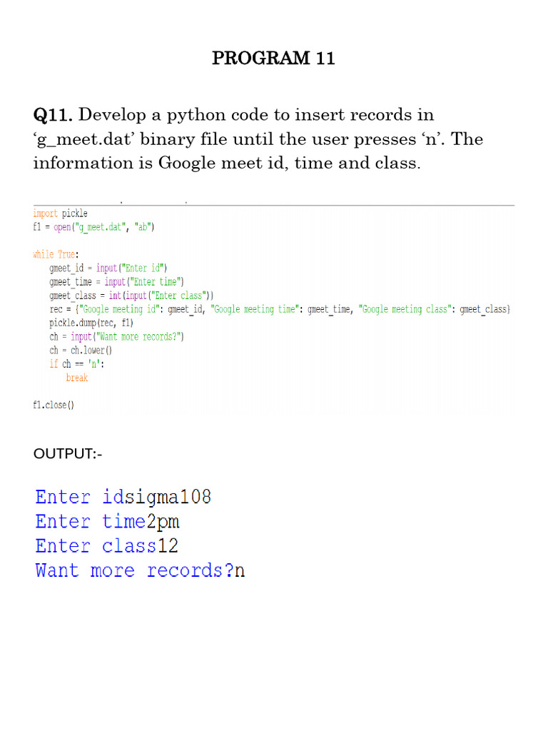 CS Program 11 To 20 | PDF