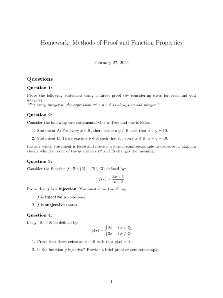 Math 27th HW | PDF