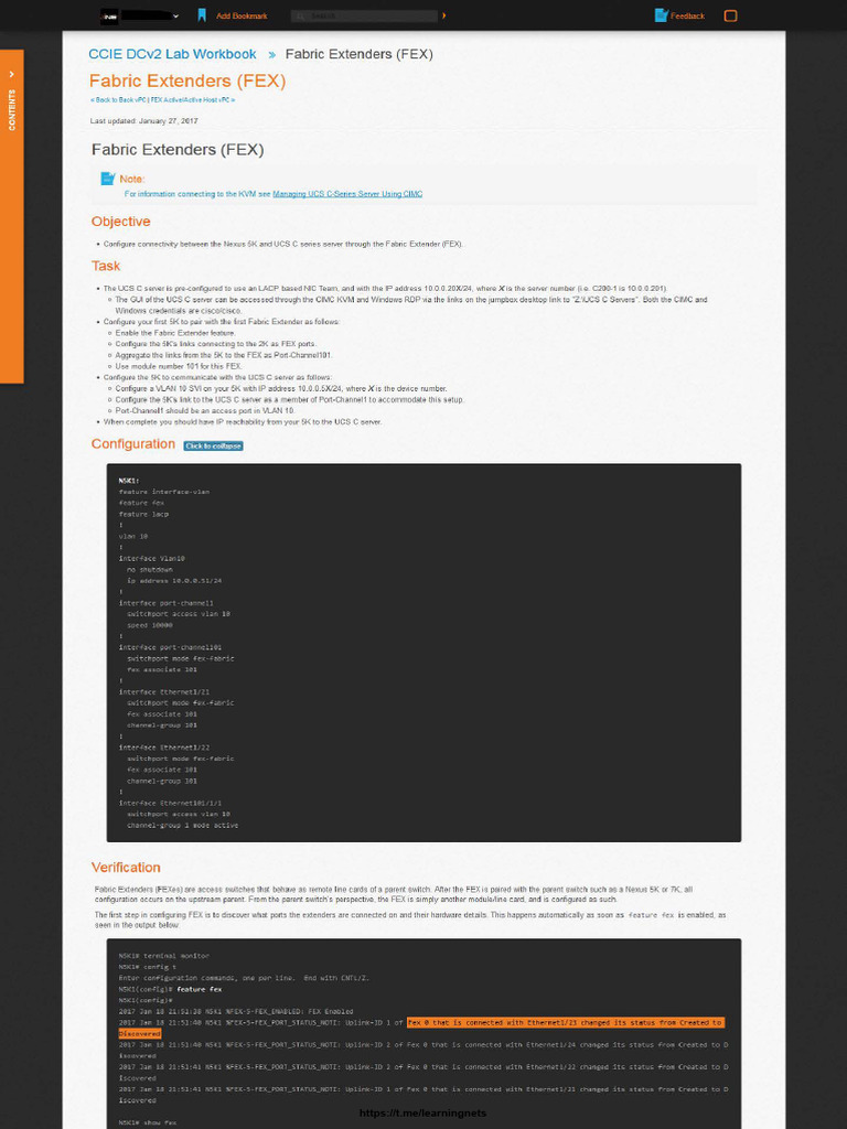 4.1 Fabric Extenders (FEX) | PDF