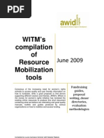 WITMs Compilation of Resource Mobilization Tools