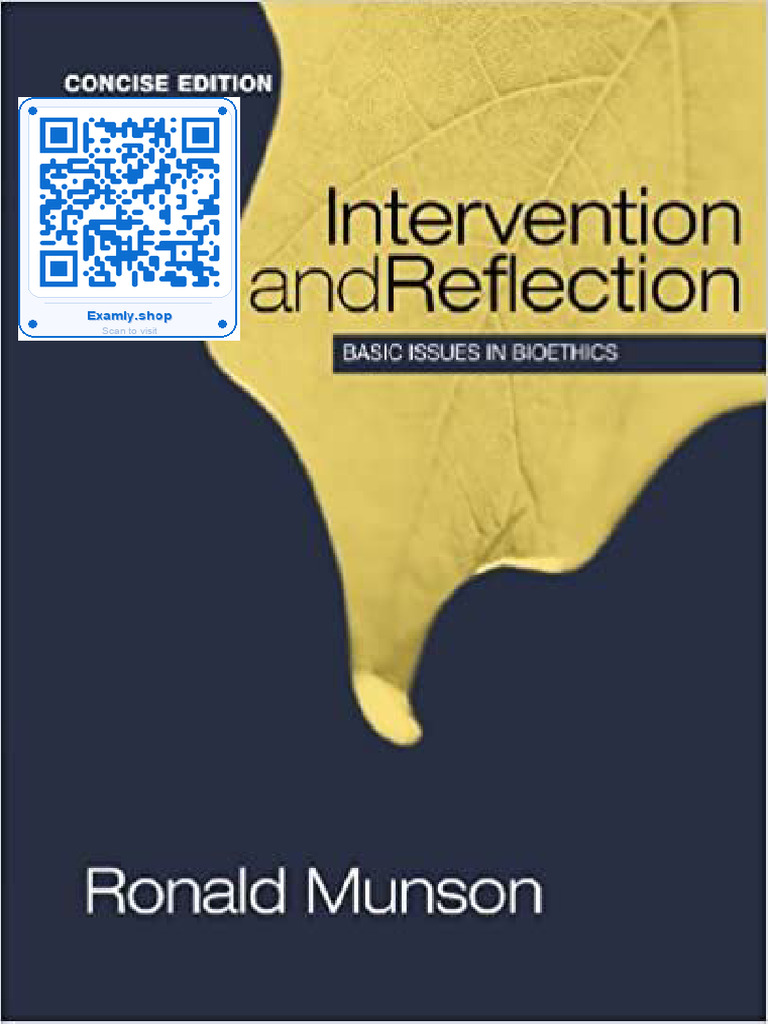 E-Book Intervention and Reflection Basic Issues in Bioethics Concise ...