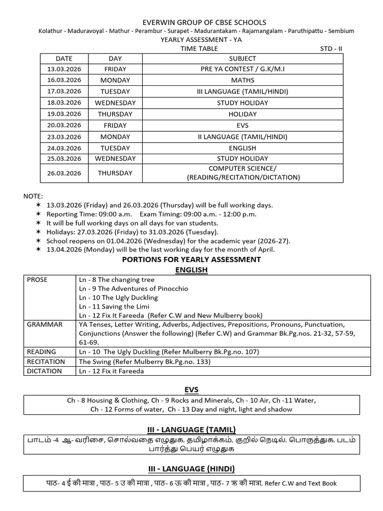 STD II - YA Portion Paper-1 | PDF
