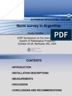 Analia Canoba NORM Survey in Argentina
