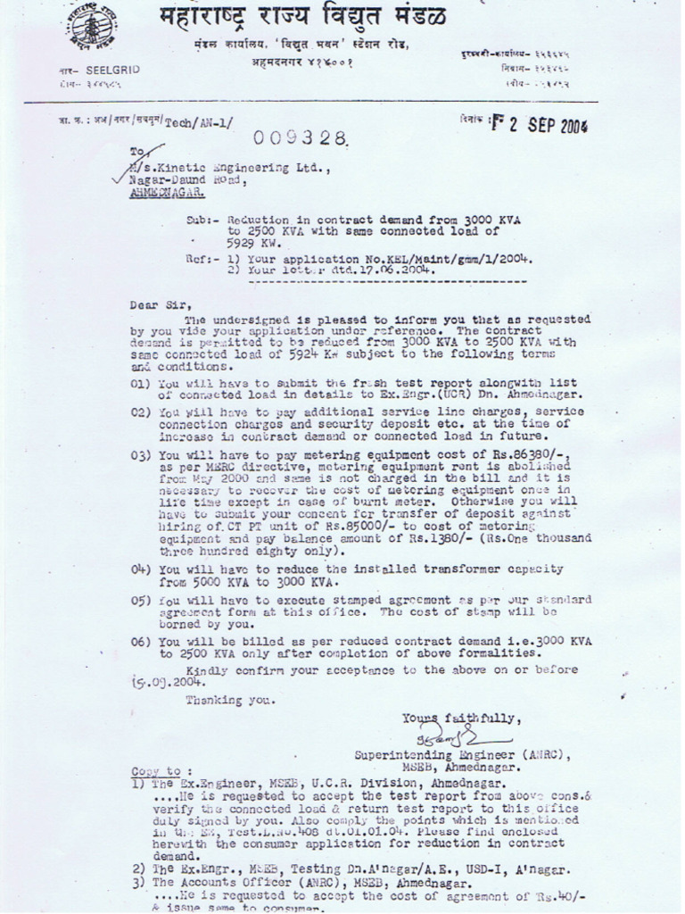 Load Sanction Letter | PDF