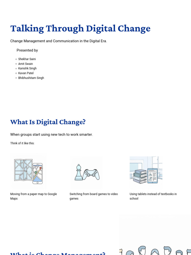 Talking Through Digital Change | PDF | Communication | Learning