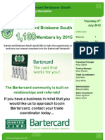 Bartercard Brisbane South Members by 2015