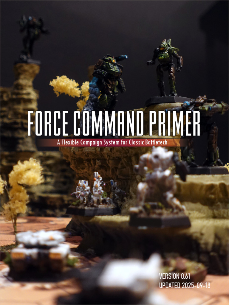 Force Command Primer | PDF | Infantry | Piracy