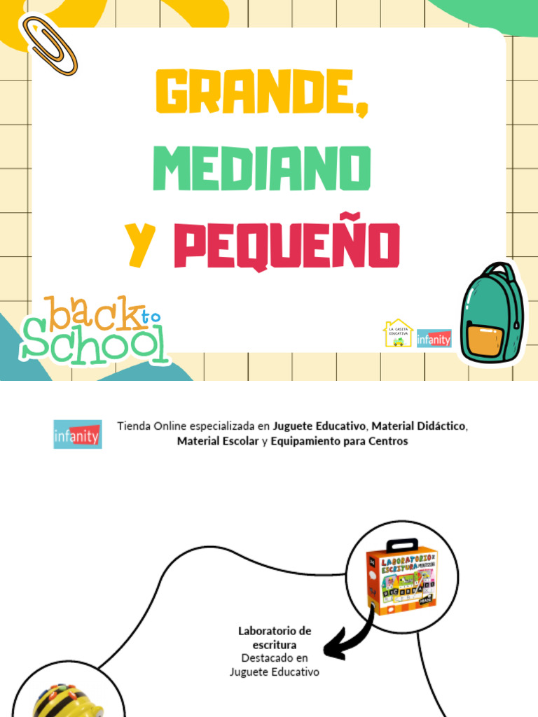 Libro Tamaños - Infanity & La Casita Educativa-1 | PDF
