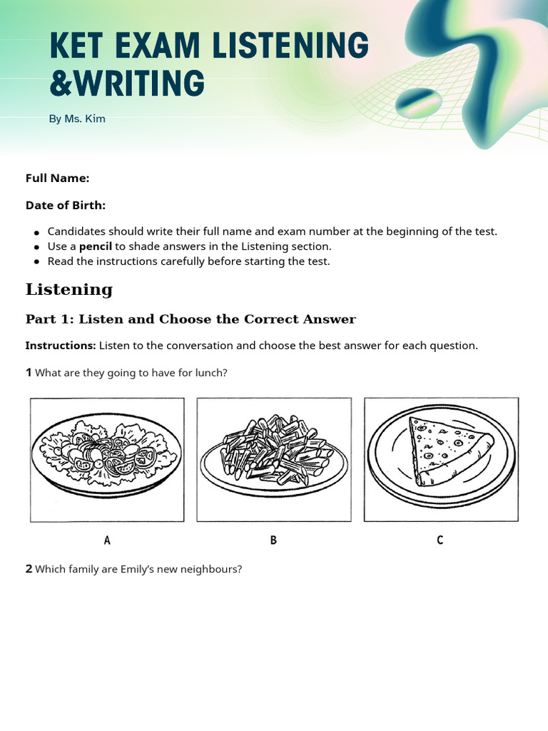 KET Exam | PDF