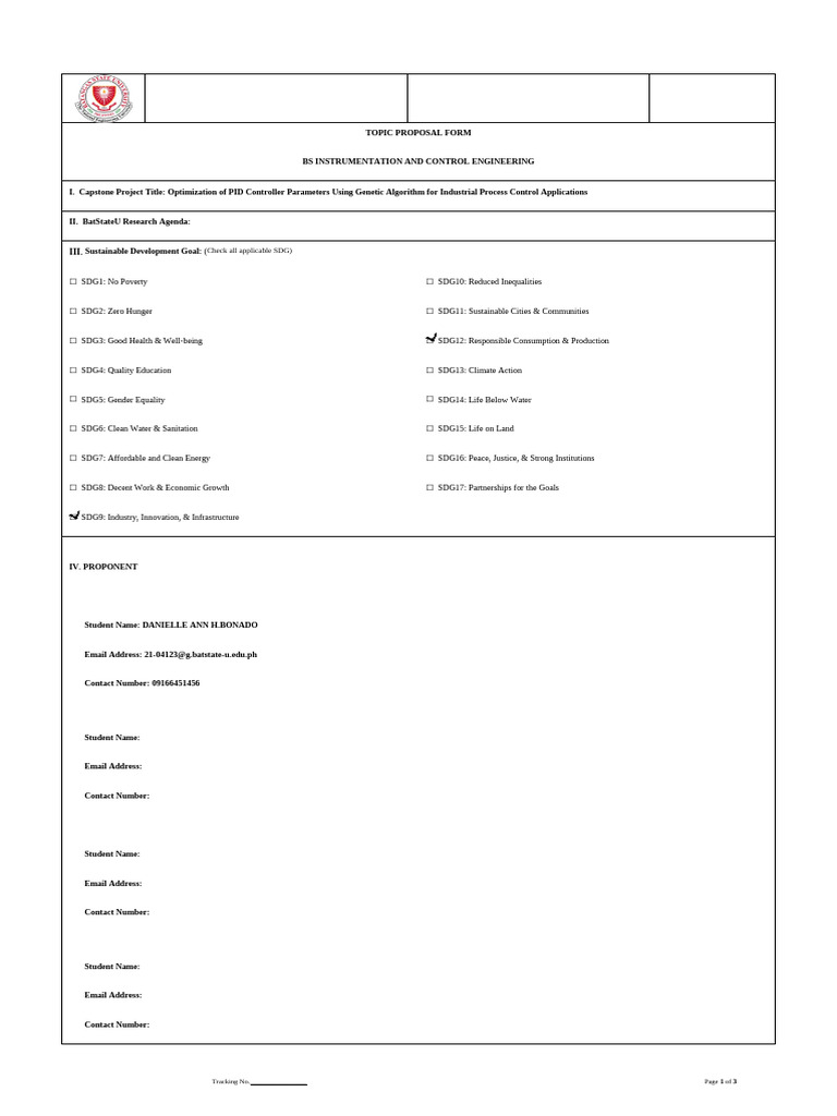 Optimization of PID Controller Parameters Using Genetic Algorithm For ...