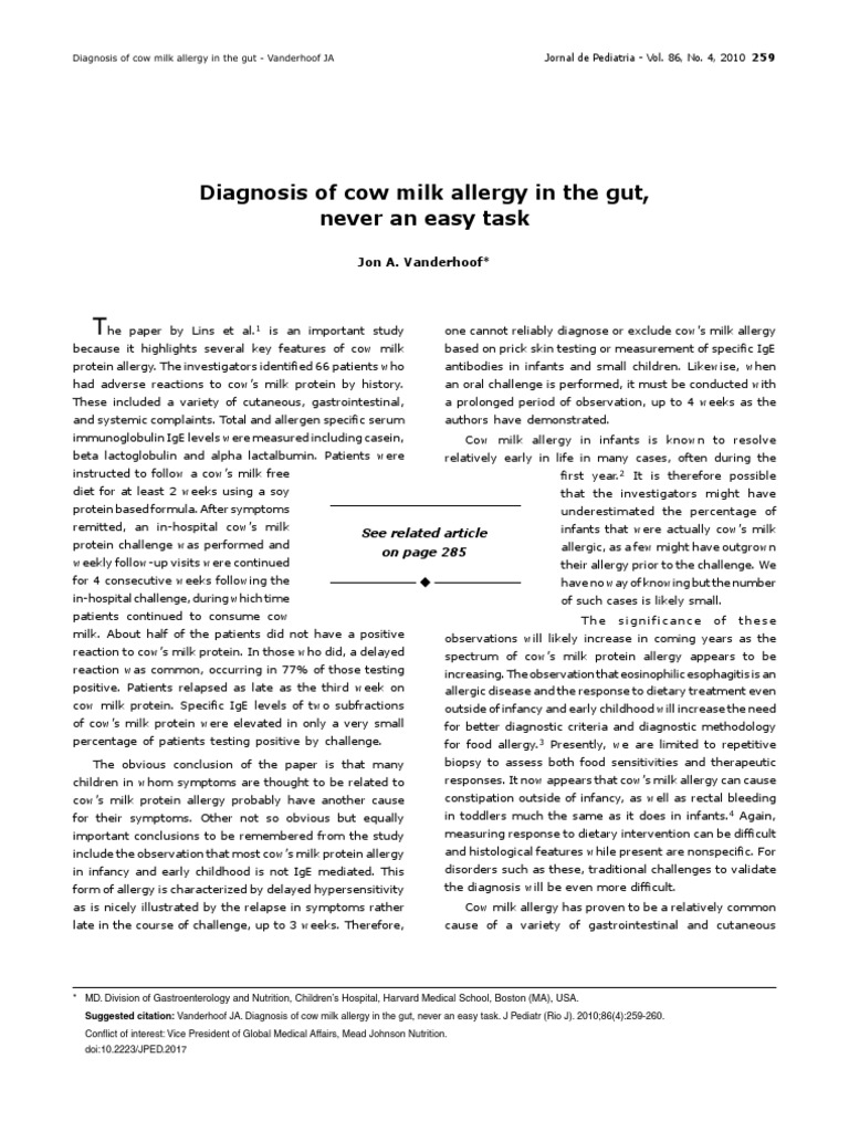 Alergi Susu Sapi | PDF | Allergy | Allergology