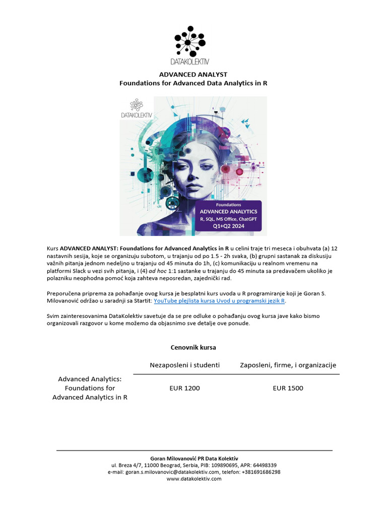 Advanced Analyst | PDF