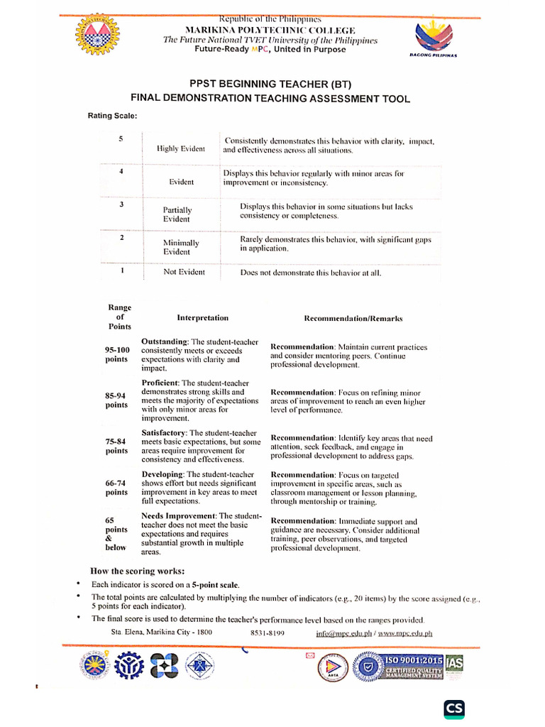 PPST Final Demo | PDF