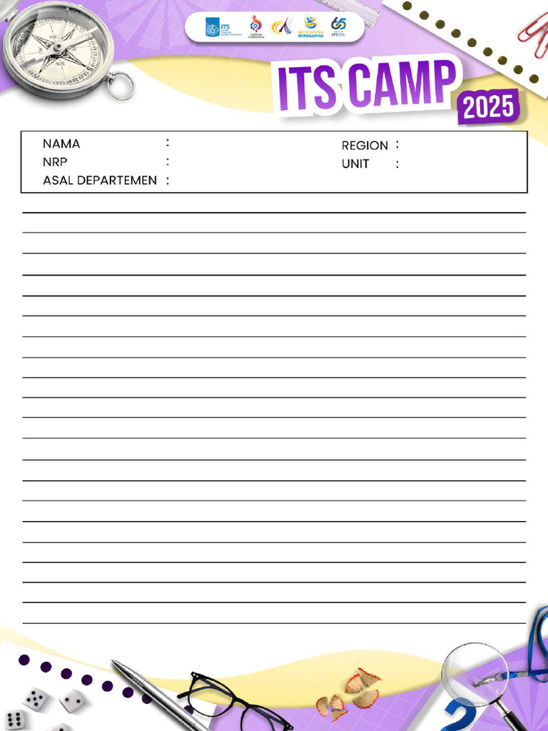 Template Print Out ITS Camp | PDF