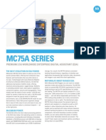 Mc75A Series: Premium 3.5G Worldwide Enterprise Digital Assistant (Eda)