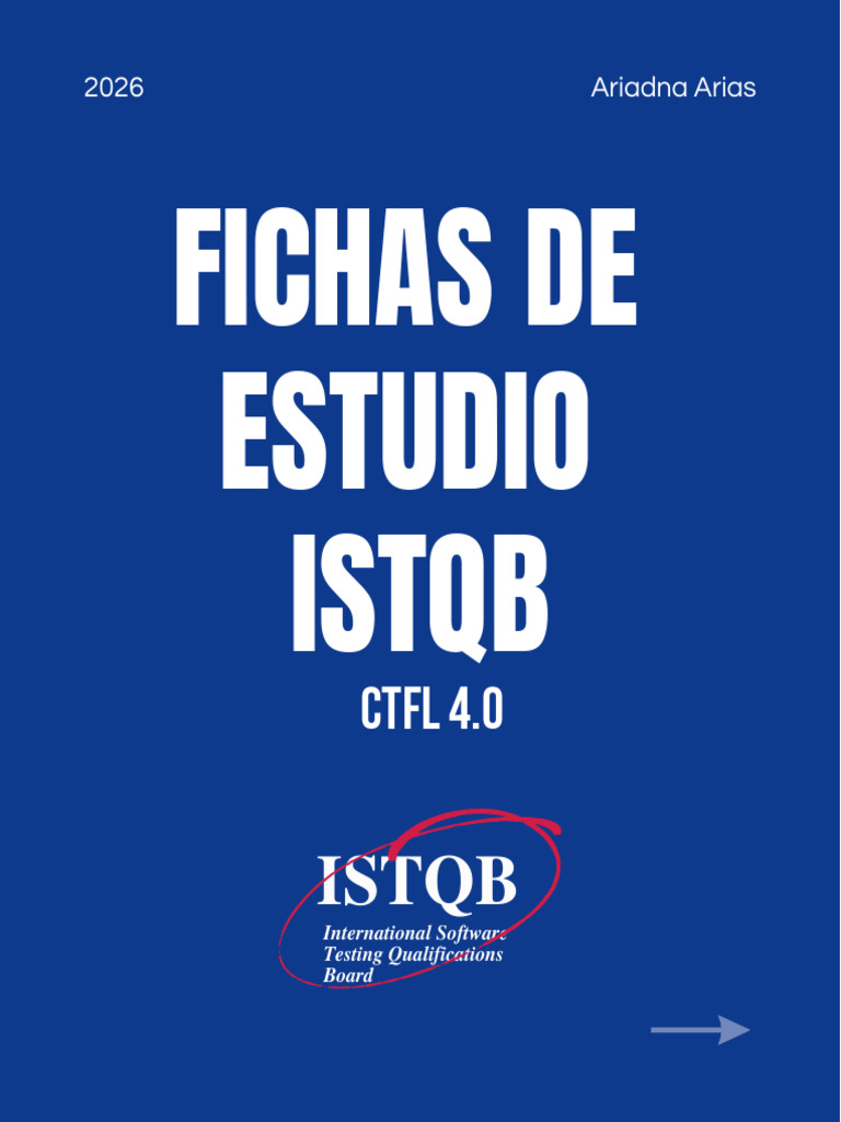 Fichas de Estudio Istqb CTFL | PDF | Software | Desarrollo guiado por ...
