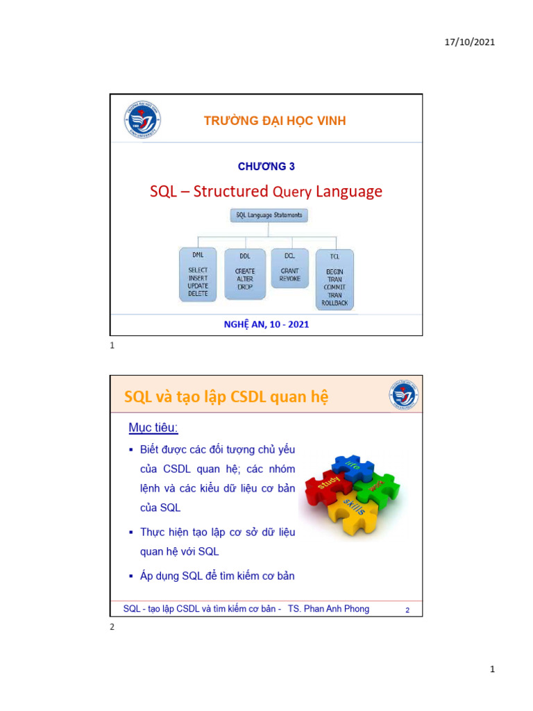 Bài 4 - Nhap Mon SQL | PDF