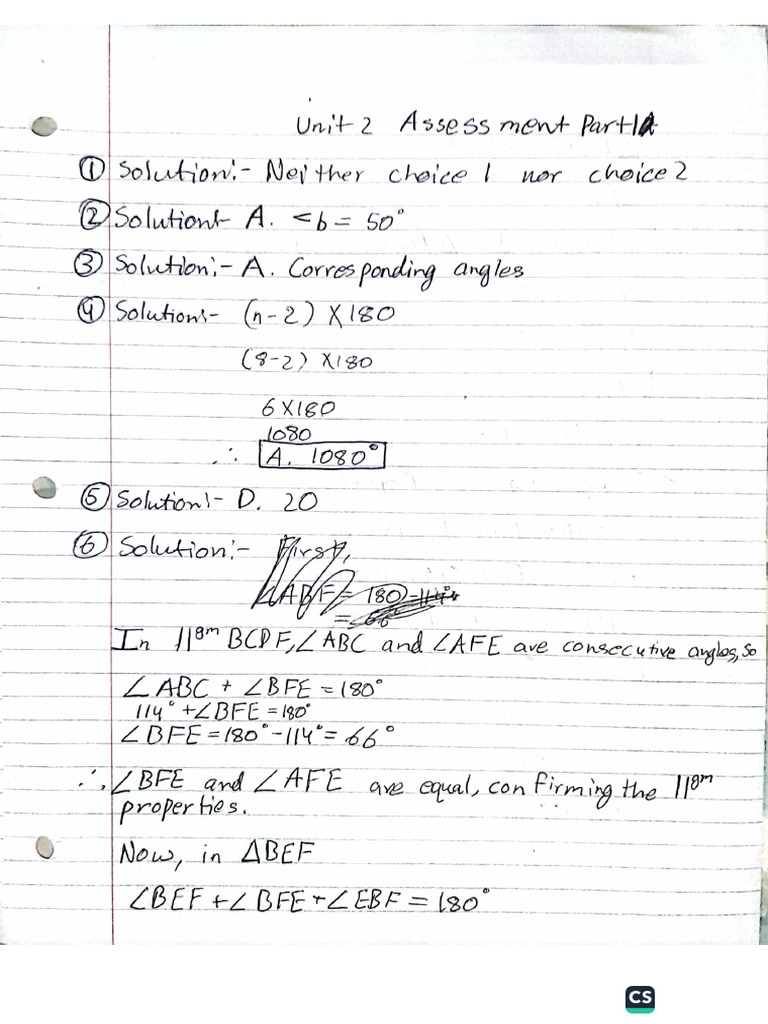 Unit 2 Assessment Part A | PDF