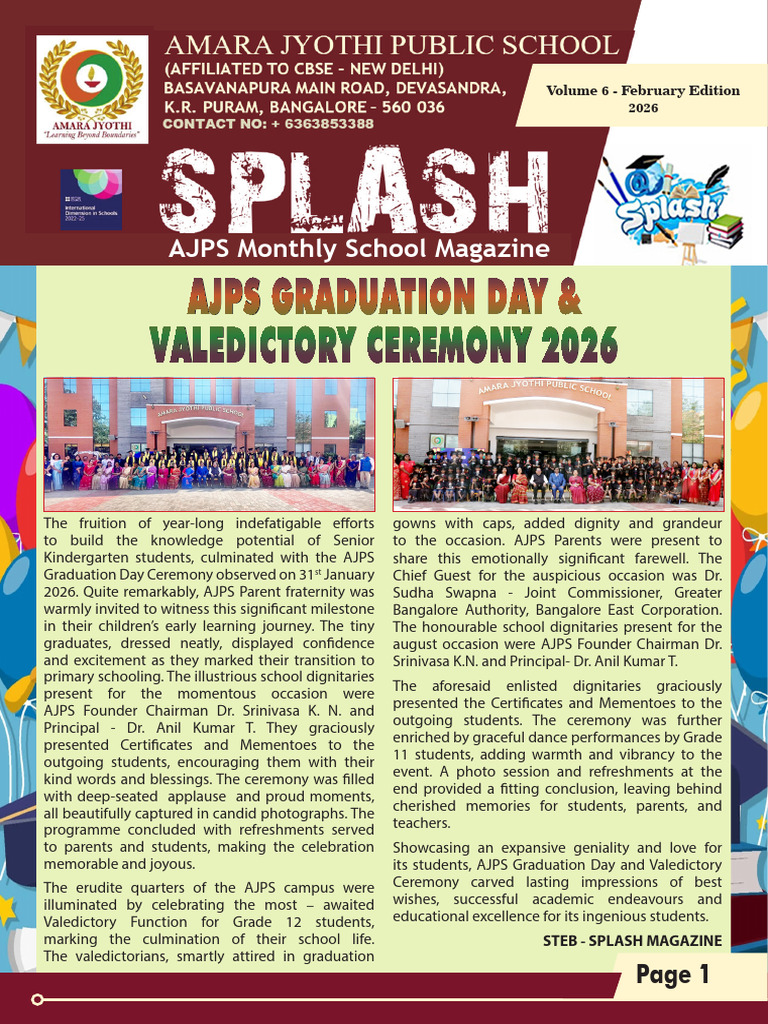 Splash Magazine - February 2026 Edition | PDF