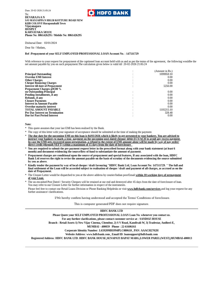 ForeclosureEnquiry | PDF | Cheque | Banks