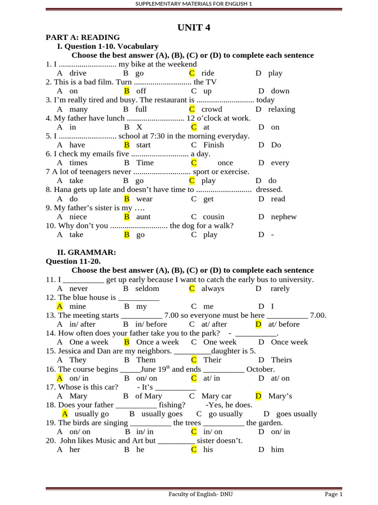 BT Unit 4 | PDF