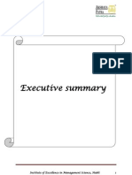 Executive Summary: Institute of Excellence in Management Science, Hubli 1
