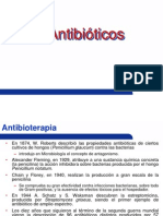 Antibióticos: historia, clasificación y mecanismos de acción
