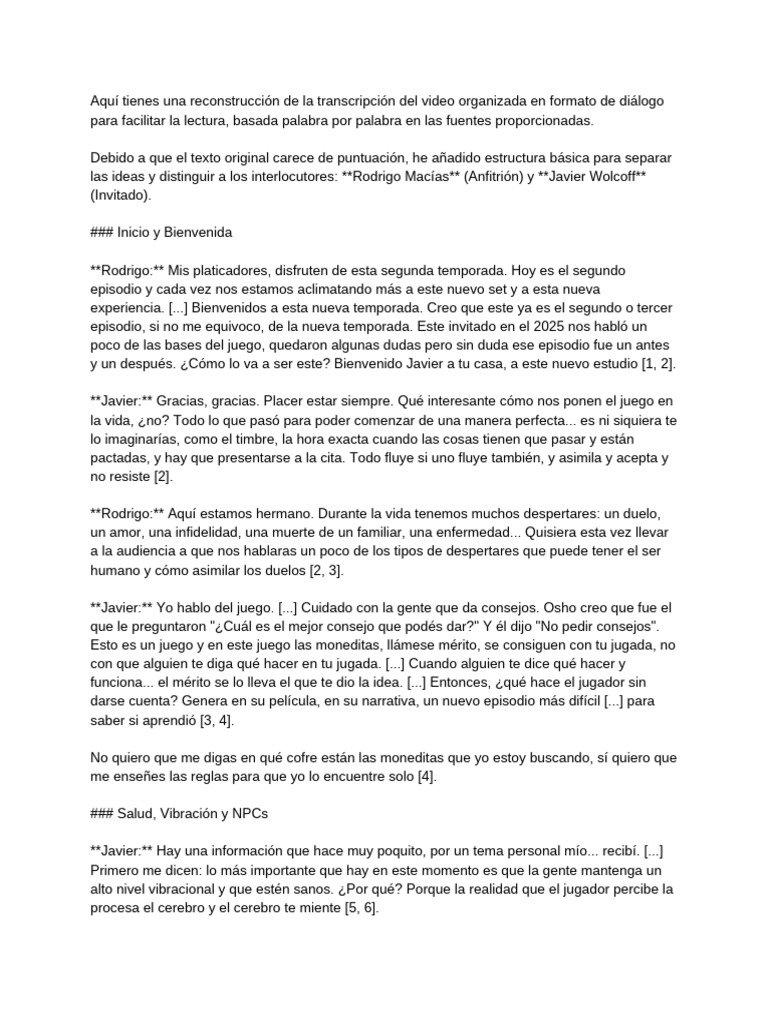Transcripcion La Buena Platica 28feb26 | PDF