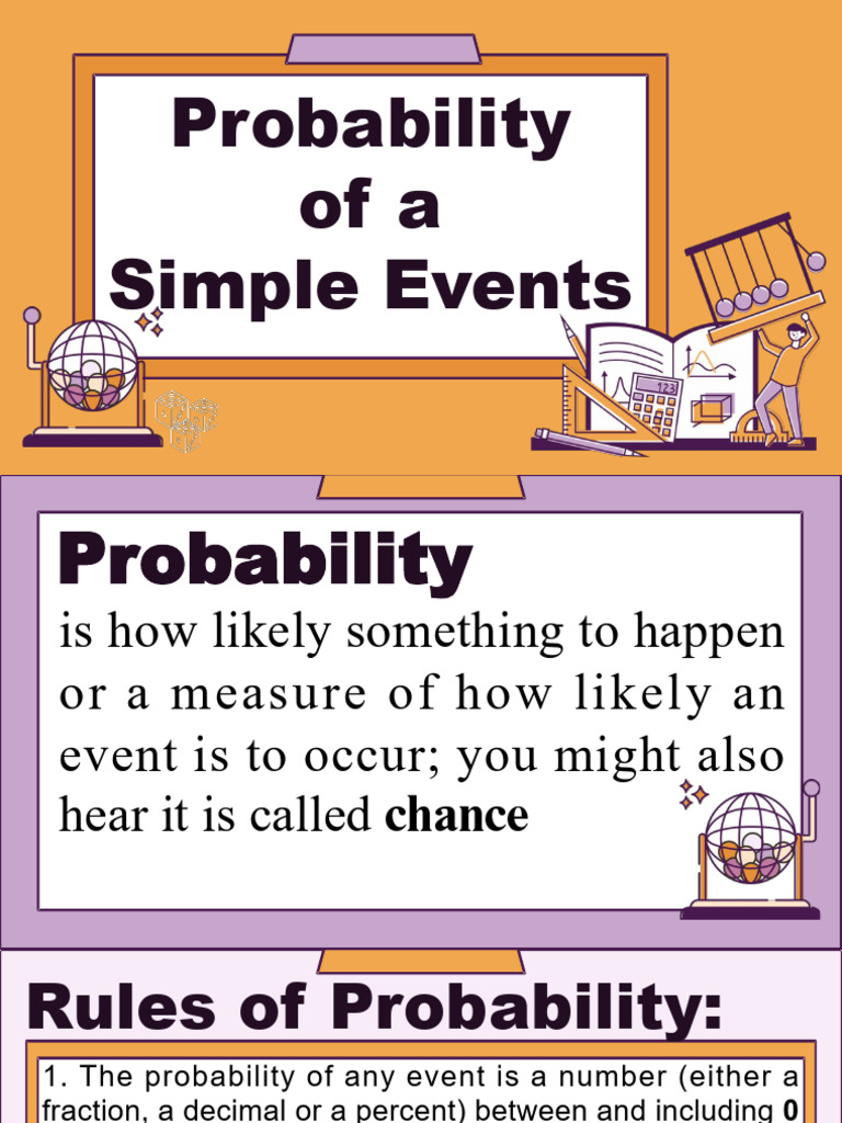 Grade 8 - Probability of A Simple Event | PDF | Probability | Mathematics