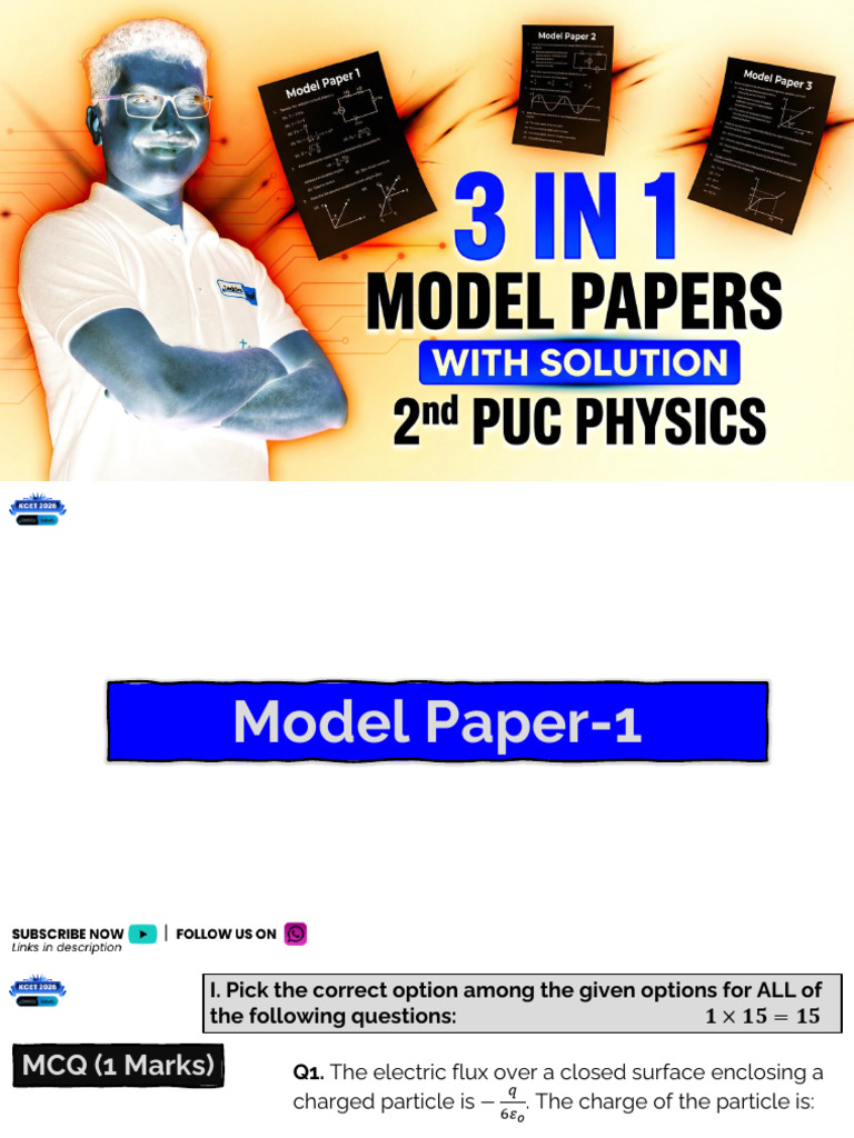 Physics 3 in 1 All Model Papers-Inverted | PDF | Rectifier | Magnetic Field