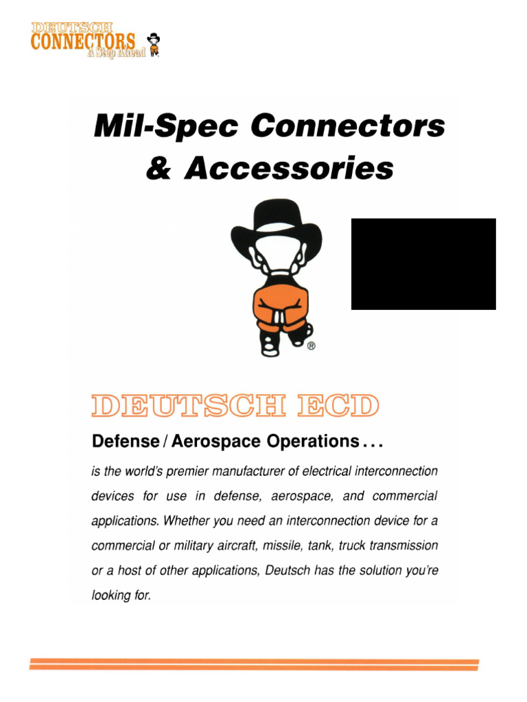 TE Deutsch Mil T 81714 Series II Composite Termination System | PDF