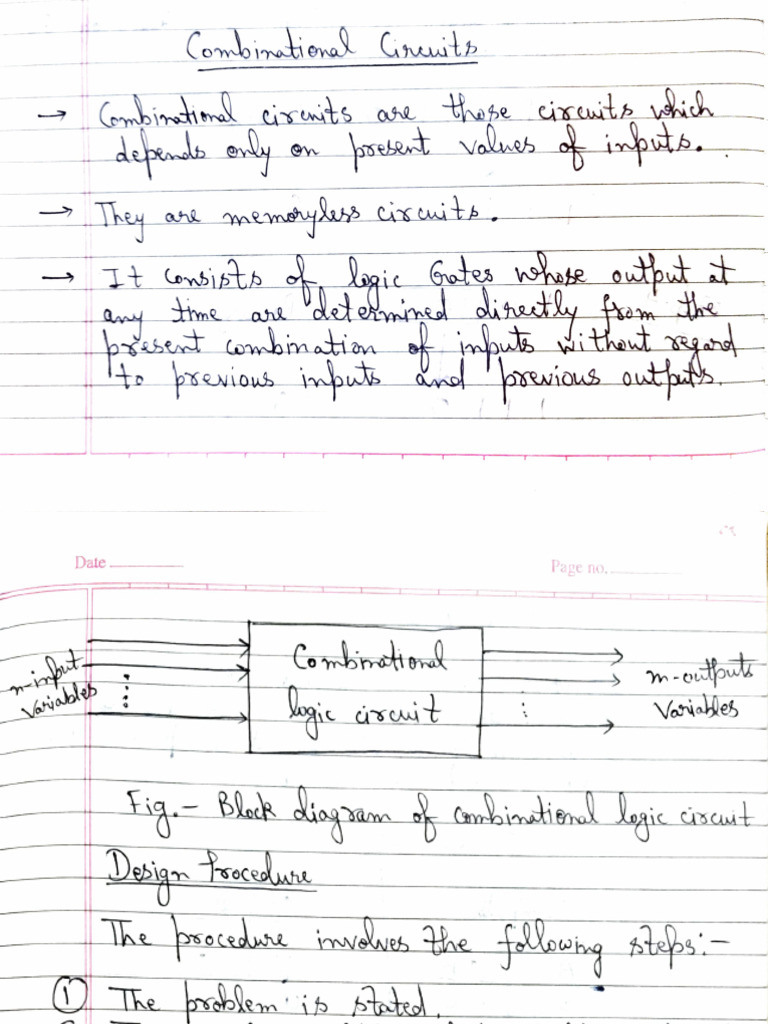 Combinational Circuits Notes Part-1 | PDF