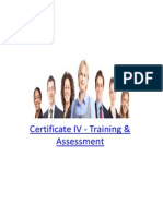 Certificate IV - Training & Assessment