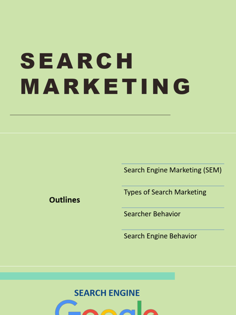 Lecture 7 - Search Engine Marketing | PDF | Search Engine Marketing ...