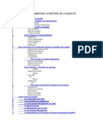 Les Outils Et Methodes de La Gestion de La Qualite