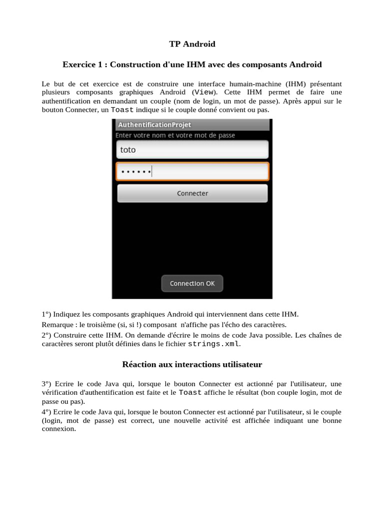TP1 Android | PDF