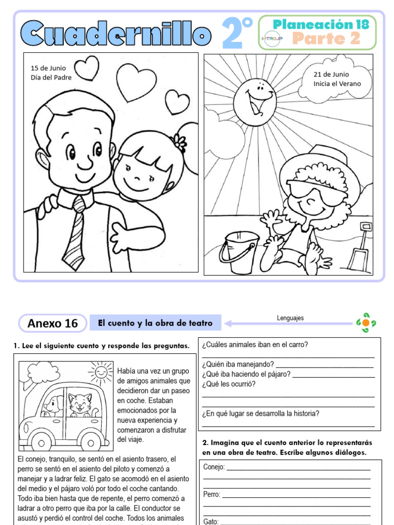 Cuadernillo de Actividades Segundo Grado | PDF | Desierto | Selva