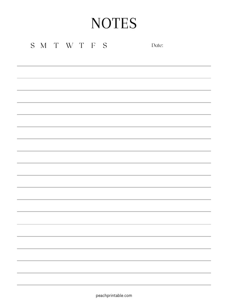 Notes Page | PDF