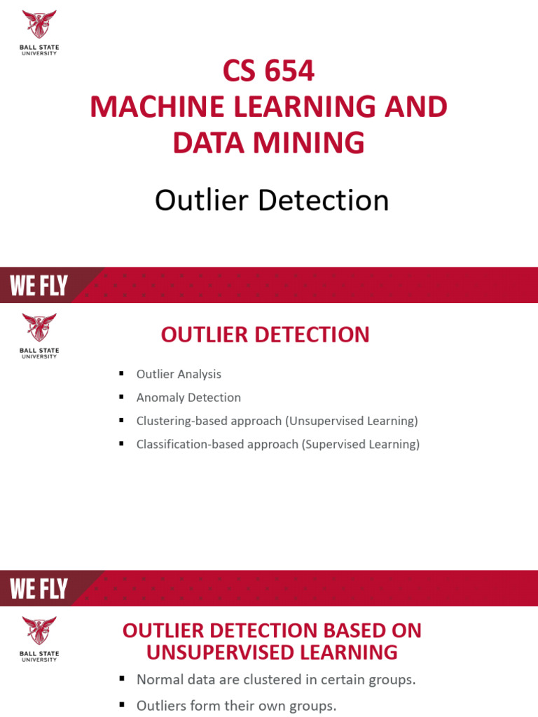 Cs654 Module 10 Outlier Detection | PDF