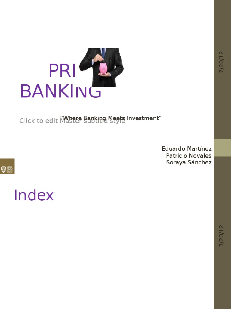 Private Banking Def PDF Standard & Poor's Euro