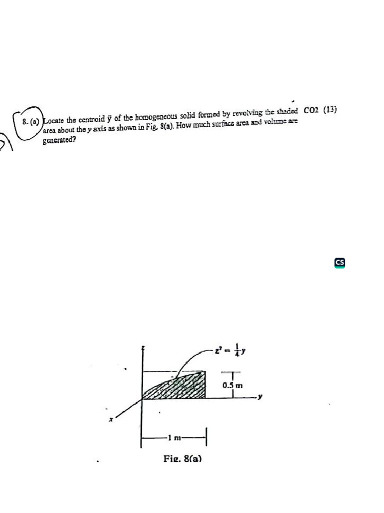 2022, 8 (A), Mechanics Question Solution | PDF