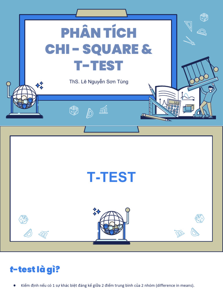 Phân Tích Chi - Square & T-Test: Ths. Lê Nguyễn Sơn Tùng | PDF