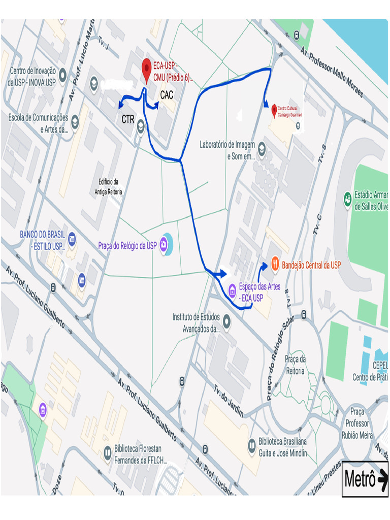 Mapa Usp - Femusp | PDF