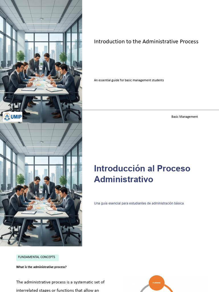 Introduction To The Administrative Process ENGLISH | PDF | Liderazgo ...