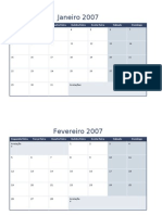 CalendÃ¡rio de 2007